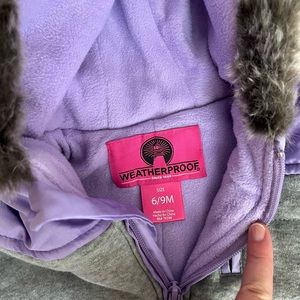 Weatherproof Baby Girls Snowsuit